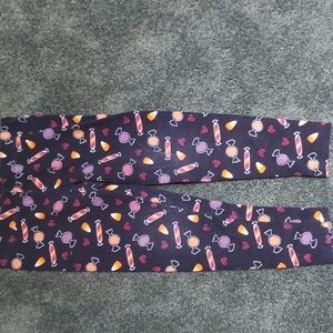 Baby XS 4/5 Halloween leggings candy theme